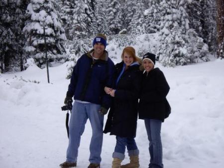 Hubby, me and Dee in Sequoia