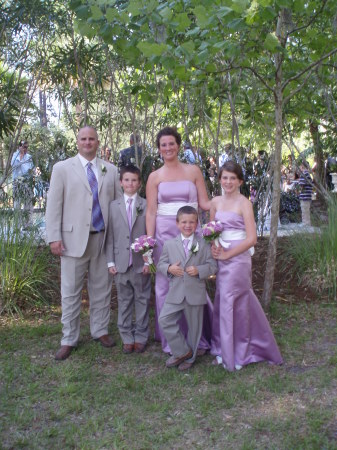 The Clemmons Clan at a family wedding