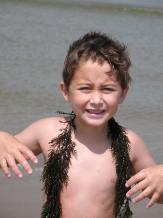 Hayden w/Seaweed necklace, Pismo Beach