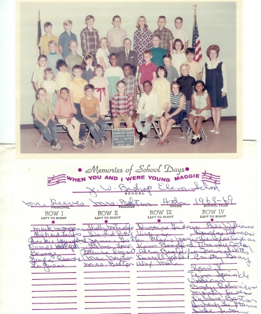 J.W. Bishop Elementary - Class of 66-69