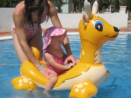 Fun in the kiddie pool