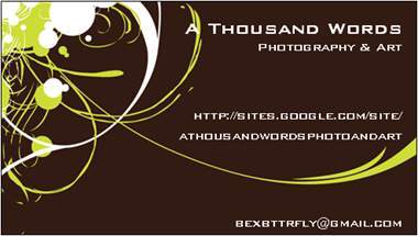 a thousand words photography & art