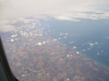 Over England  (35,000 ft)