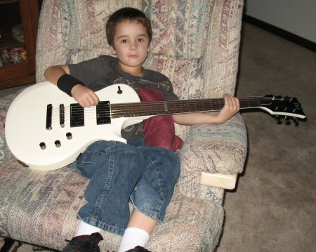 Cam with His Guitar