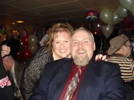me and my sweetie on his 40th b-day