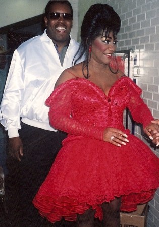 w/Patti LaBelle - backstage...