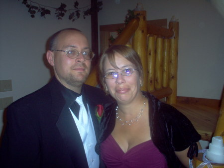 At my Husband's sisters' wedding 10-4-2008