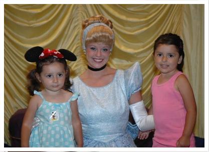 Cinderella and my nieces Samantha & Victoria