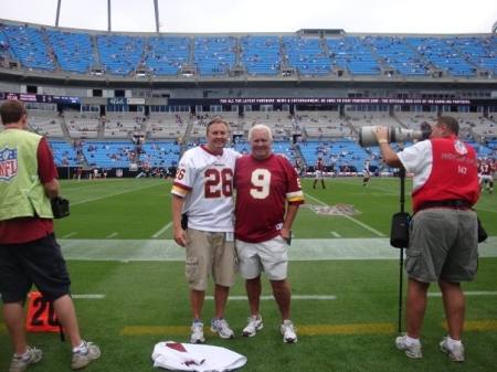 Patrick & I at the Panther's Stadium