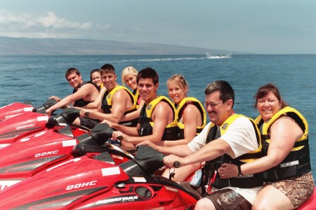 Jet Skiing at Kaanapali, Maui