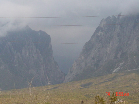 looking west from the great wall