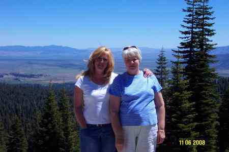 Me and Mom in the Sierra's June 2008