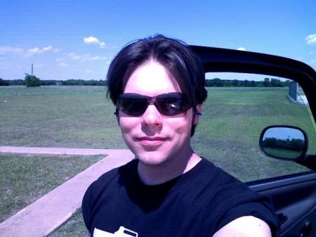 Me, getting sunburned - June 2008