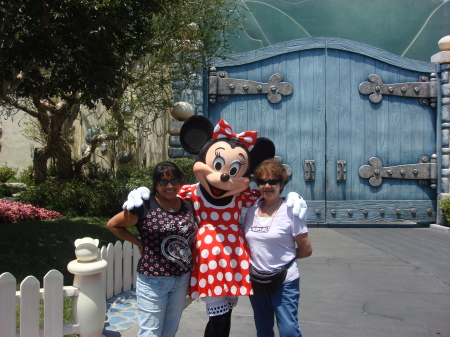 Me, My Mommy, and Minnie, July, 2007....