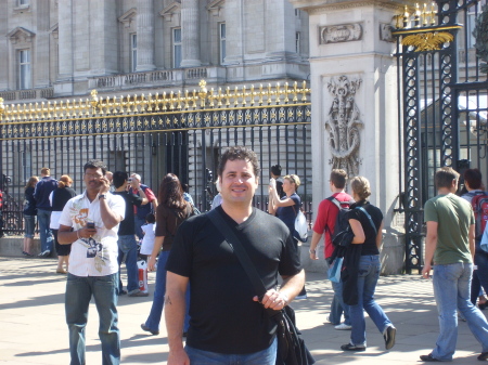 Outside Buckingham Palace, July 2008