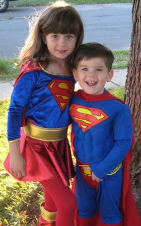 Supergirl and Superboy