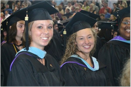 Graduating from McKendree College