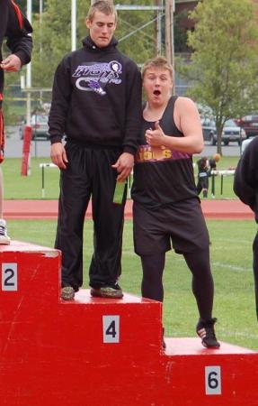 Logan At the State track Finals