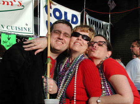 Sal Lynnette and Helen Mardi Gras 2005