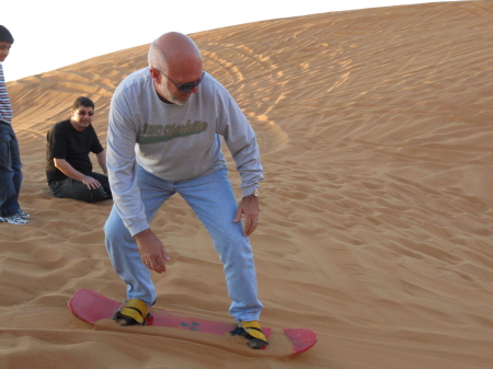 Sand Boarding in the Middle East