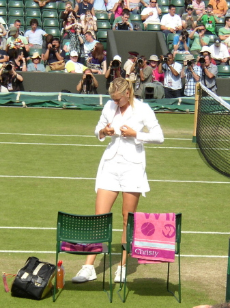 Maria Sharapova at Wimbledon 2008
