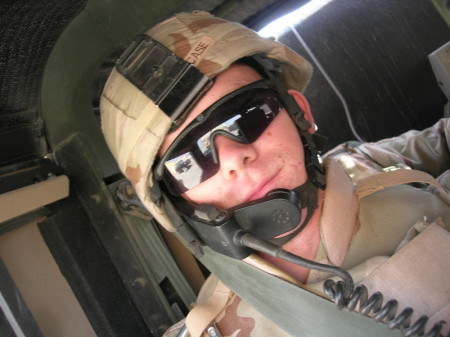 Luke in Afghanistan in 2006