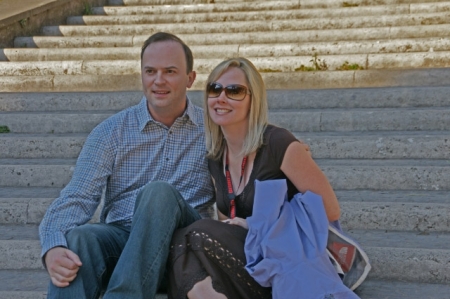 Dan and Betsy in Rome