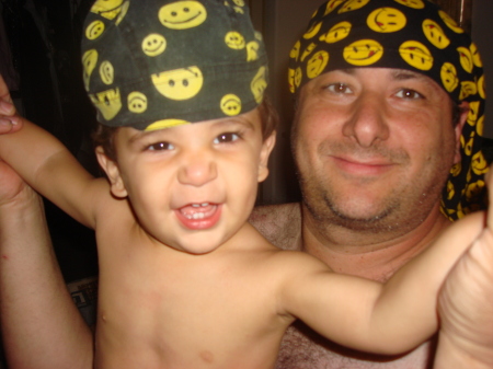 Gianni and Daddy! July 2008