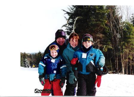 Matthew, Mike, Me and Jeff at Snowshoe