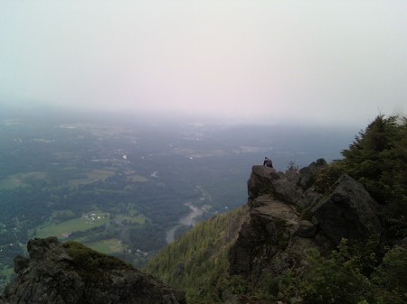 The top of Mt. Si, WA (God country)