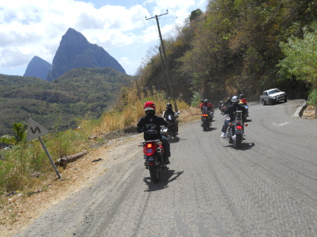 Bike Rally in St Lucia 2010