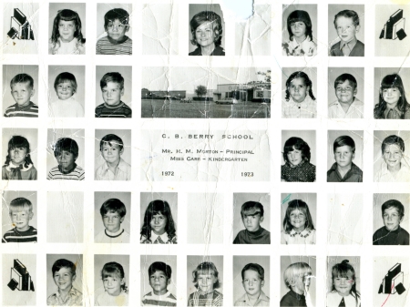 1972 Berry Elementary Kindergarten
