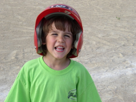 Jameson-my 3 year old at t-ball