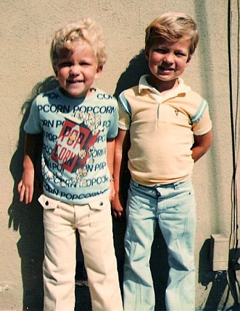 My two boys: Ben and Matt when they were young