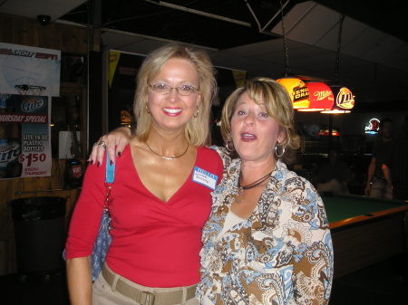 Donna and Lisa at the 25th reunion