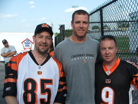 Brent Walter and I with Carson Palmer