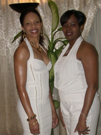 Me & Sister n law- NJ PAC White Affair June 08