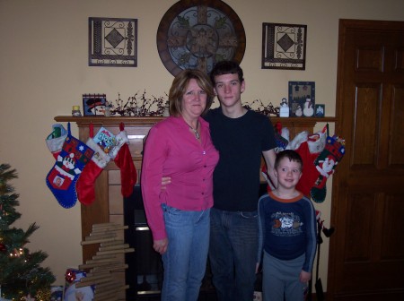 Me, my youngest Jared, and Grandson Ben 2007