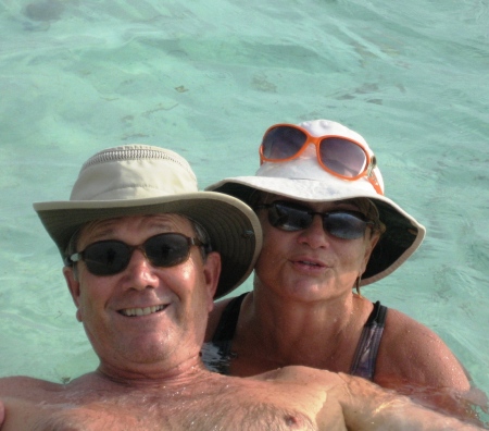 Linda and Me on a recent San Blas sailing trip