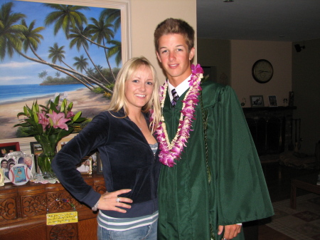 Our CMHS 2008 grad w/ his sister