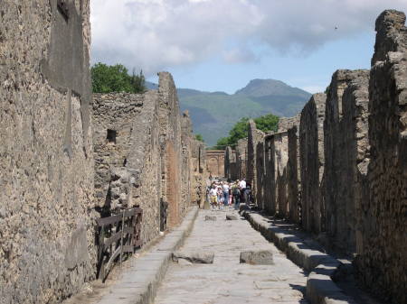 The streets of Pompeii