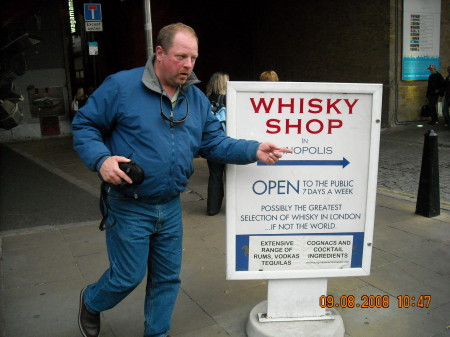 Greg Shoppin in London.