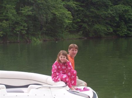 Kaitlyn and Dad at Lake Norris