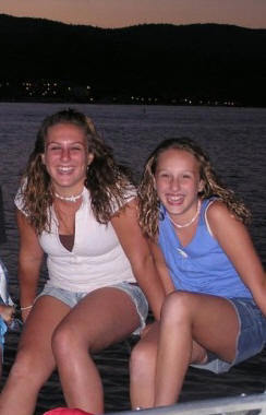 My daughters Lake George 2008