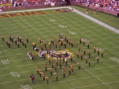 the only marching band in the NFL