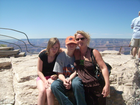 Karyn, Patrick and I at the Grand Canyon