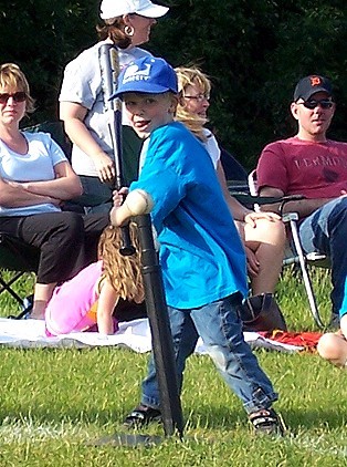 Kenny at T-Ball