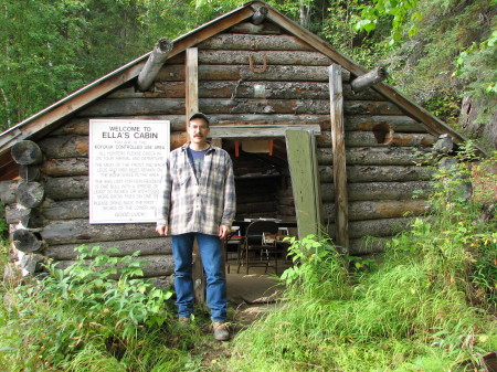 Ella's Cabin Checkstation on the Koyukuk River