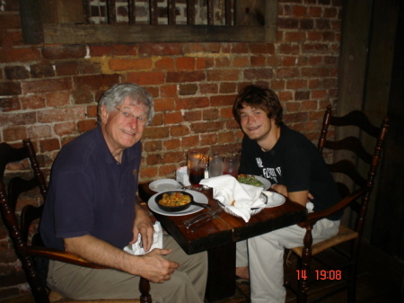 Ern & son Sam in Savannah 2007