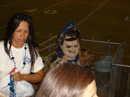 suzzie and the mascot